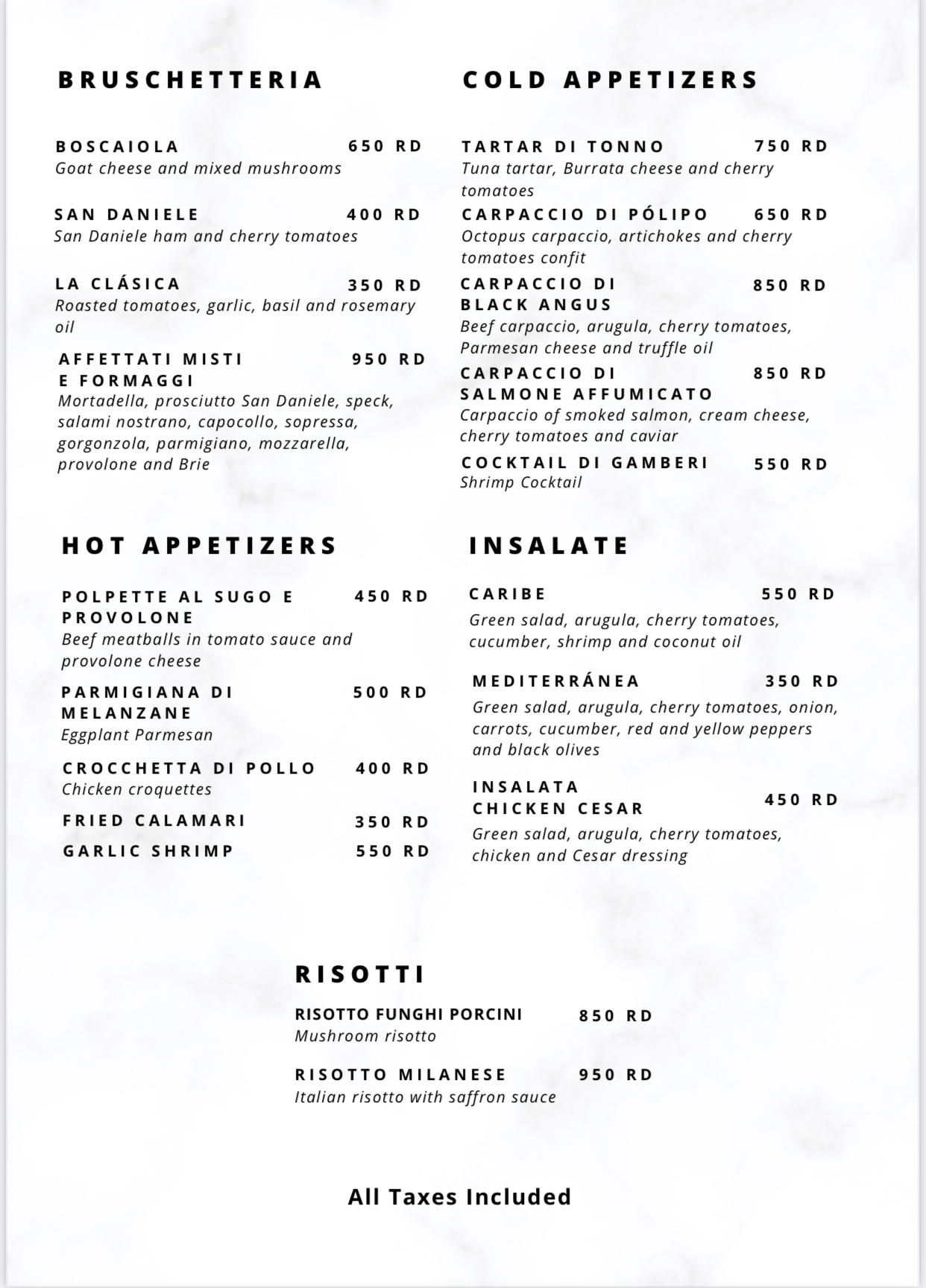 Menu item 1